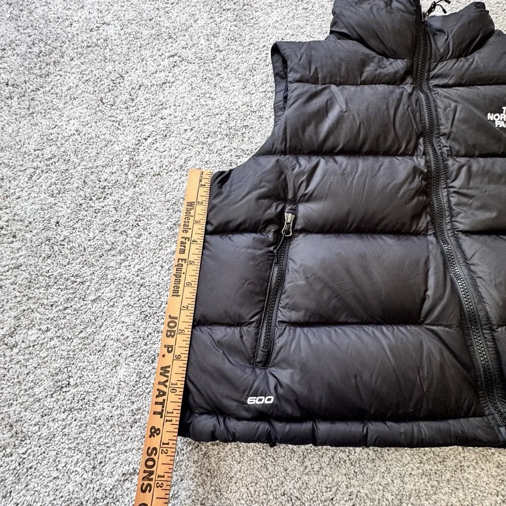 The North Face Hydrenalite Down Vest Womens XL Black 600‎ Fill Zipper - Picture 3 of 9